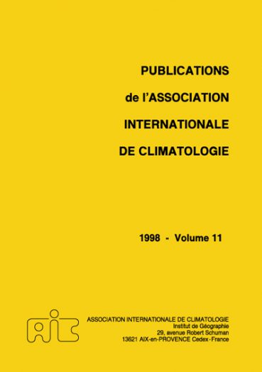 Publications de l'Association Internationale de Climatologie - Εκδόσεις Ζήτη